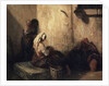 Italian Street Scene, 1849. by Alexandre Gabriel Decamps
