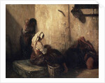 Italian Street Scene, 1849. by Alexandre Gabriel Decamps