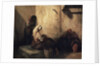 Italian Street Scene, 1849. by Alexandre Gabriel Decamps