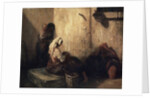 Italian Street Scene, 1849. by Alexandre Gabriel Decamps