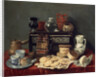 Still Life with an Ebony Chest, 1652. by Antonio Pereda y Salgado