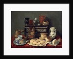 Still Life with an Ebony Chest, 1652. by Antonio Pereda y Salgado