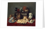 Still Life with an Ebony Chest, 1652. by Antonio Pereda y Salgado