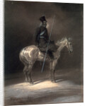 Cossack on Horseback, 1837. by Franz Kruger