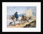A Horse And Cart at the River, 1817. by Johann Adam Klein