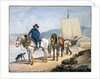 A Horse And Cart at the River, 1817. by Johann Adam Klein