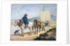 A Horse And Cart at the River, 1817. by Johann Adam Klein