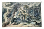 Eurydice in Hell, early 17th century. by Hermann Weyer