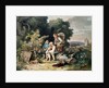 The Shepherds Family, 1837. by Ludwig Richter