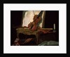 Still Life with a Violin, 19th century by Pierre Justin Ouvrie