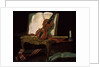 Still Life with a Violin, 19th century by Pierre Justin Ouvrie