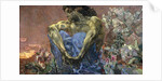 Demon Seated in a Garden, 1890. by Mikhail Vrubel