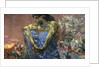Demon Seated in a Garden, 1890. by Mikhail Vrubel