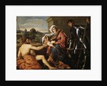 Madonna and Child, Saint John the Baptist and Saint George, early 1530s by Paris Bordone