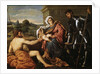 Madonna and Child, Saint John the Baptist and Saint George, early 1530s by Paris Bordone