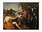 Madonna and Child, Saint John the Baptist and Saint George, early 1530s by Paris Bordone