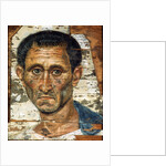 Portrait of a middle-aged man in a blue cloak, Romano-Egyptian mummy portrait, late 1st century by Unknown