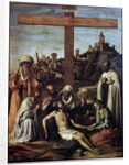 The Lamentation over Christ with a Carmelite Monk, c1510 by Giovanni Battista Cima da Conegliano