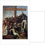 The Lamentation over Christ with a Carmelite Monk, c1510 by Giovanni Battista Cima da Conegliano
