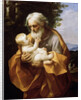 Saint Joseph with Infant Christ, 1620s. by Guido Reni
