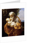 Saint Joseph with Infant Christ, 1620s. by Guido Reni