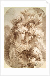 Studies of Eight Heads, late 18th or early 19th century by Mauro Gandolfi