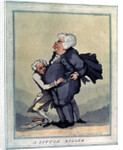 A Little Bigger, 1791. by Thomas Rowlandson