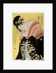 Beauty Takigawa from the Tea-house Ogi, late 18th or early 19th century by Kitagawa Utamaro
