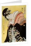 Beauty Takigawa from the Tea-house Ogi, late 18th or early 19th century by Kitagawa Utamaro