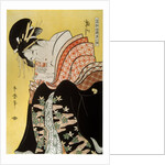 Beauty Takigawa from the Tea-house Ogi, late 18th or early 19th century by Kitagawa Utamaro