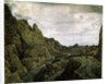 Rocky Valley with a Road, 17th century. by Hercules Seghers