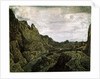 Rocky Valley with a Road, 17th century. by Hercules Seghers