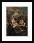 The Adoration of the Christ Child, 18th century by Nicola Grassi