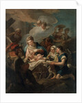 The Adoration of the Christ Child, 18th century by Nicola Grassi