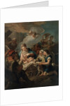The Adoration of the Christ Child, 18th century by Nicola Grassi