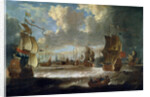 Ships in a Lagoon, 17th or early 18th century by Abraham Storck