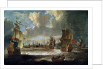 Ships in a Lagoon, 17th or early 18th century by Abraham Storck