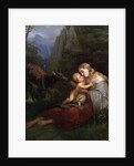 Genevieve of Brabant, 19th century by Wilhelm Friedrich Herbig