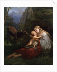 Genevieve of Brabant, 19th century by Wilhelm Friedrich Herbig