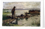 At the Seashore, 19th or early 20th century by Jozef Israels
