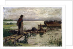 At the Seashore, 19th or early 20th century by Jozef Israels