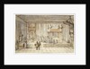 The Chamber of King Louis XIV in Versailles, 1654 by Jean le Pautre