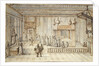The Chamber of King Louis XIV in Versailles, 1654 by Jean le Pautre