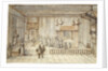 The Chamber of King Louis XIV in Versailles, 1654 by Jean le Pautre