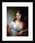 Portrait of Elisabeth Temkina, 1798. by Vladimir Borovikovsky