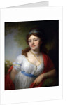 Portrait of Elisabeth Temkina, 1798. by Vladimir Borovikovsky