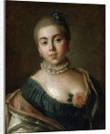 Portrait of Countess Anna Golitsyna, Baroness Stroganova, 1759. by Pietro Rotari