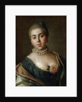 Portrait of Countess Anna Golitsyna, Baroness Stroganova, 1759. by Pietro Rotari