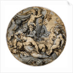 Sleeping Bacchus, 17th century. by Abraham Jansz van Diepenbeeck