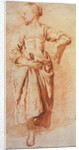 Woman in Peasant Dress, early 1670s by Adriaen van de Velde